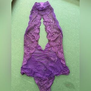 Victoria's Secret Purple Lace Chemise